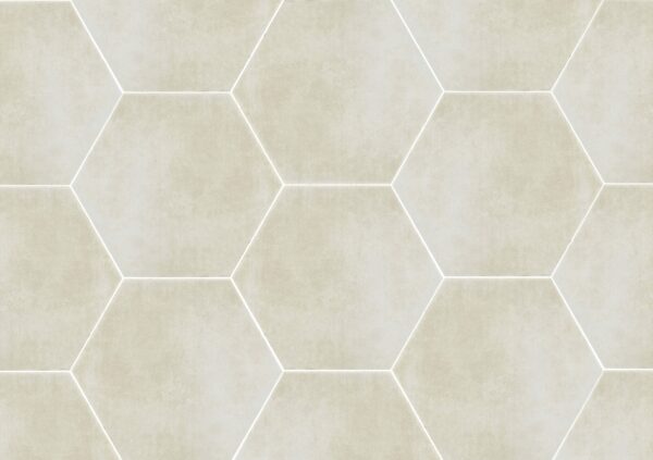Luna Lenitatis Creme Hexagon Matt 23x27cm