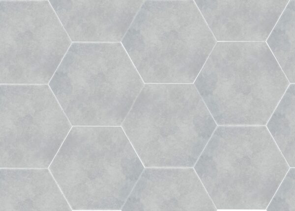 Luna Nubium Grey Hexagon Matt 23x27cm