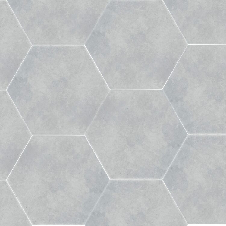 Luna Nubium Grey Hexagon Matt 23x27cm