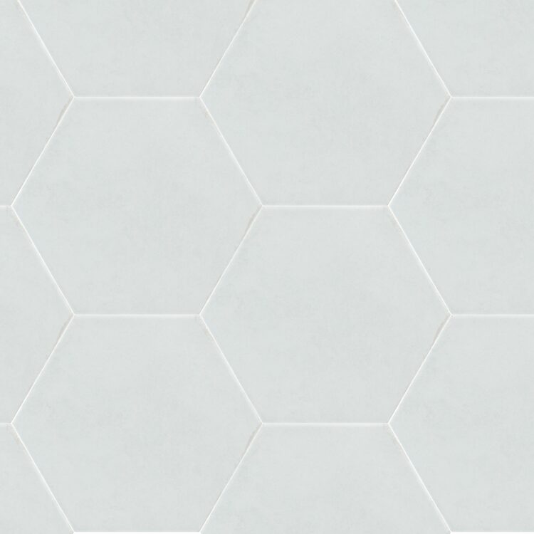 Luna Nubium White Hexagon Matt 23x27cm