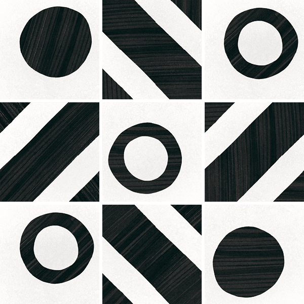 Equipe Caprice Deco Balance B&W / 20×20 cm