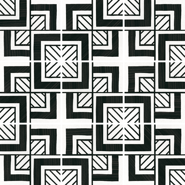 Equipe Caprice Deco Metropolitan B&W / 20×20 cm