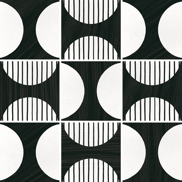 Equipe Caprice Deco Moonline B&W / 20×20 cm
