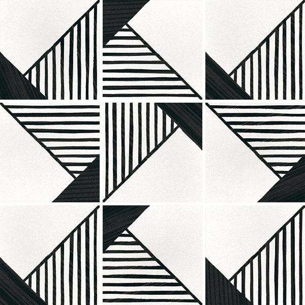 Equipe Caprice Deco Origami B&W / 20×20 cm