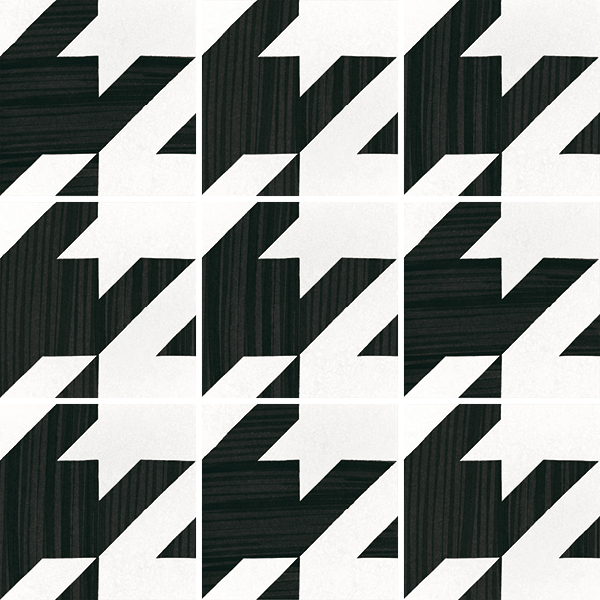 Equipe Caprice Deco Tweed B&W / 20×20 cm