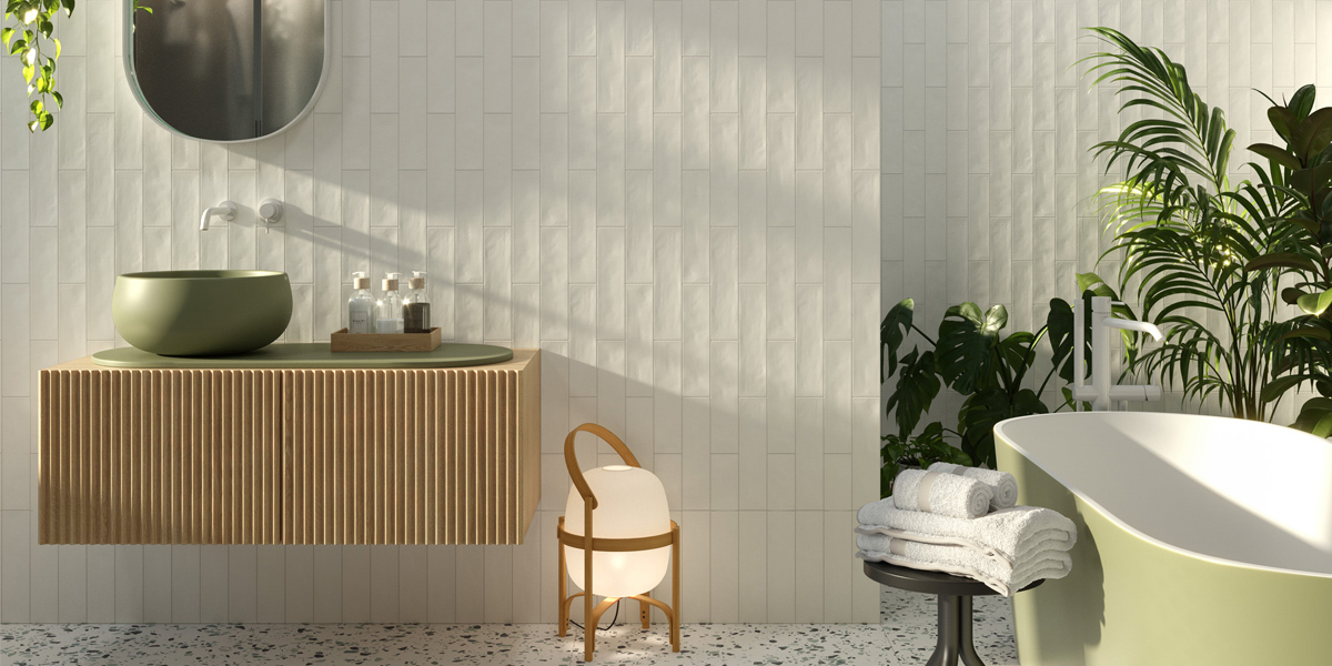 Cottage 2.0 Off White Matt 7,5x30 cm – Bild 3