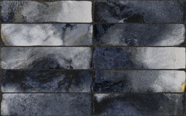 Iris-Ceramica Elementi Rivestimento Lava Cobalto Glossy 7,5x30 cm