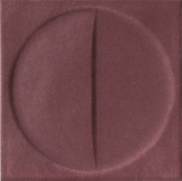 Iris-Ceramica Bottega d'Arte TerreCotte Motivi Amaranto 15x15 cm