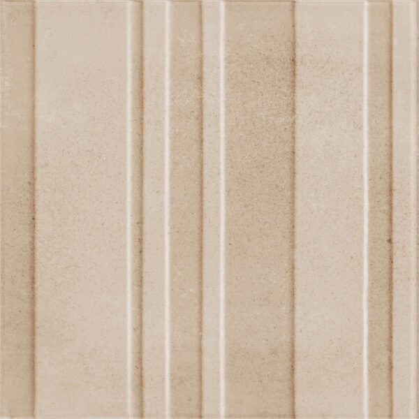 Marazzi Crogiolo ArtCraft Calce Struttura 3D Bande 20x20 cm