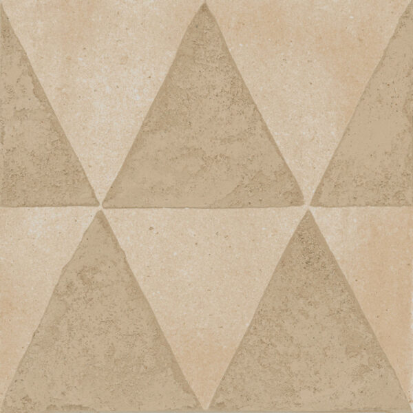 Marazzi Crogiolo ArtCraft Calce Decoro Triangoli 20x20 cm
