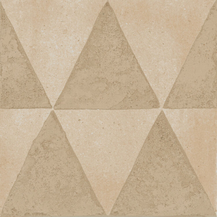 Marazzi Crogiolo ArtCraft Calce Decoro Triangoli 20x20 cm