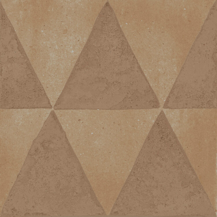 Marazzi Crogiolo ArtCraft Coccio Decoro Triangoli 20x20 cm