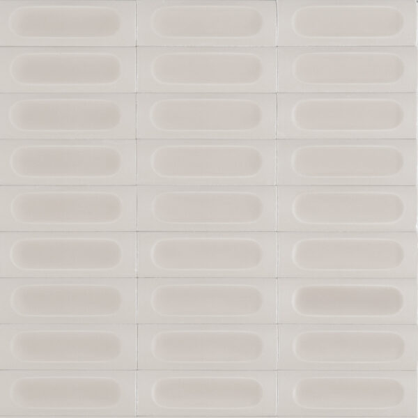 Marazzi Crogiolo Confetto Struttura Savoiardo 3D Bianco 5×15 cm