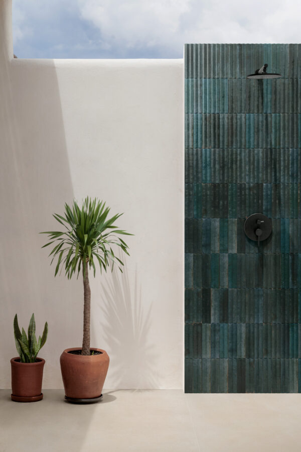 Marazzi Crogiolo Lume 3D Swing Blue 6x24cm – Bild 2