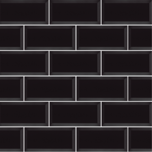 Metro Project Black 10x20 cm