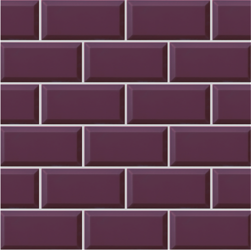 Metro Project Plum 10x20 cm