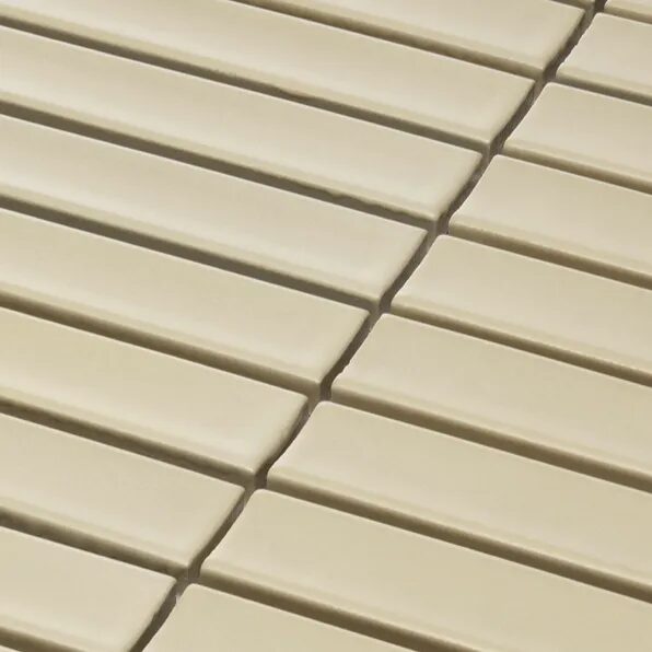 Stripes Katbrick Cream Matt 30x30 cm Chip 14,5x2 cm