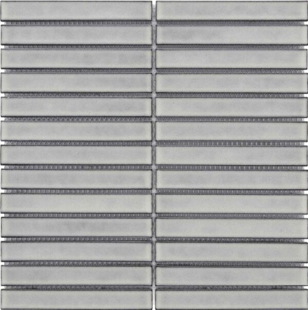Stripes Katbrick Haze Grey Glossy 30x30 cm Chip 14,5x2 cm