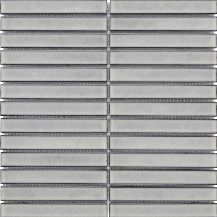 Stripes Katbrick Haze Grey Glossy 30x30 cm Chip 14,5x2 cm